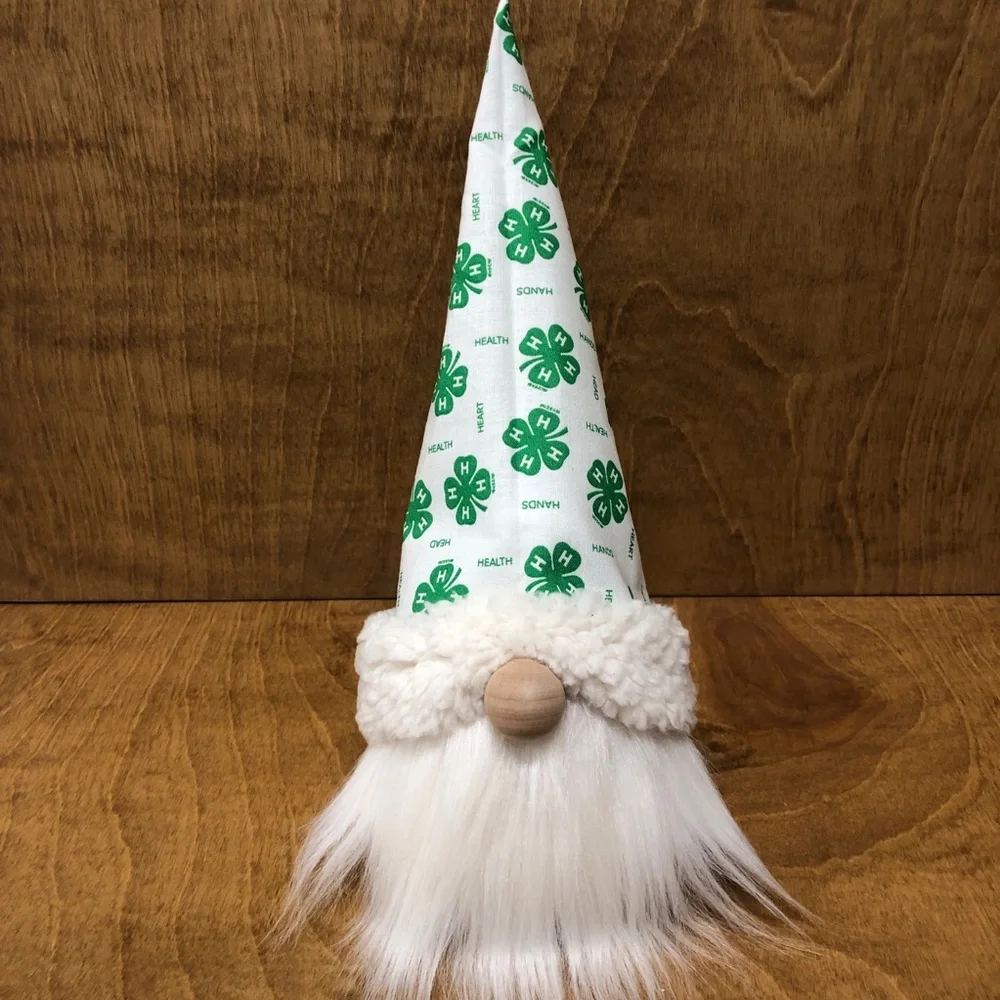 4-H Gnome Heart Health Hands Head 4-Leaf Clover Green White Gift Sunglasses - Picture 2 of 4